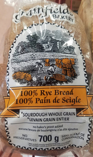 Bread -  Rye Sourdough 100% (Grainfields)